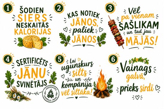 Līgo un Jāņos. Mīlīgs kausiņš ar pūkainām putiņām